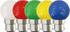Ampoules LED B22 sphérique 1W 5 couleurs par 5 - ARLUX