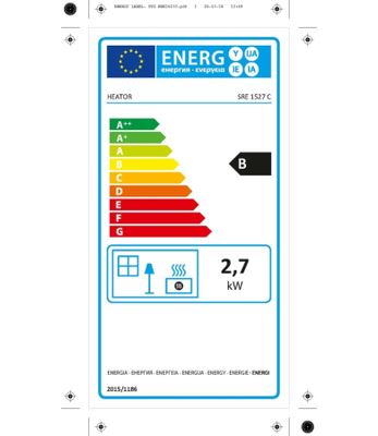 Poêle à pétrole électronique 2,7 kW SRE1527C noir - TECTRO