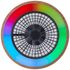 Ventilateur de plafond silencieux LED multicolore + télécommande Bois/noir Ø49cm - Slimline BRILLIANT