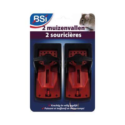 Tapette à souris socle en plastique par 2 - BSI