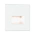 Spot LED encastrable mural carré blanc - PAULMANN