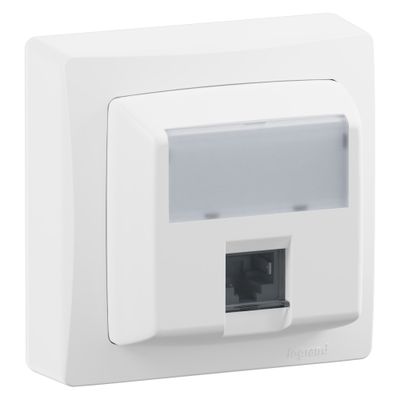 Prise RJ45 catégorie 6 en saillie ASL blanc - LEGRAND