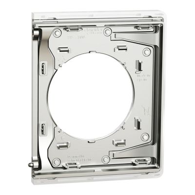 Plaque de finition latérale 1 poste Odace 2025 Architecte blanc émaillé - SCHNEIDER ELECTRIC