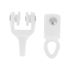 Glisseur pour rail flexible Finition Blanc par 10- MOBOIS