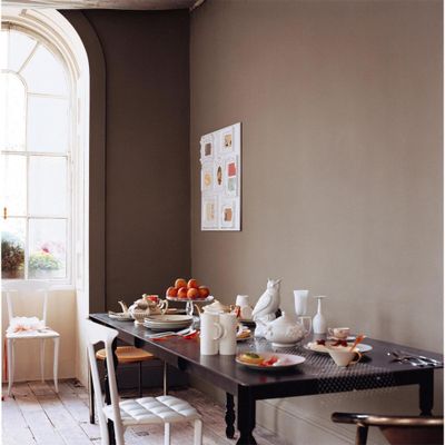 Peinture crème de couleur satin taupe 1,25 L- DULUX VALENTINE