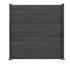 Lame composite anthracite pour panneau brise vue Element - 16 x 160 x 1760 mm - OLG