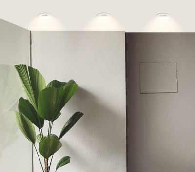 Spot LED encastrable GU10 anti-éblouissement sans ampoule rond Blanc - Cobalt ARLUX