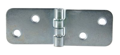 Charnière large dite de coulisse de lit acier zingué 60 x 20 mm CIME.
