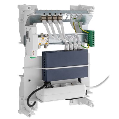 Coffret de communication grade 3TV 4 RJ45 + DTIO + switch PoE + zone box - Start M connect BATILEC