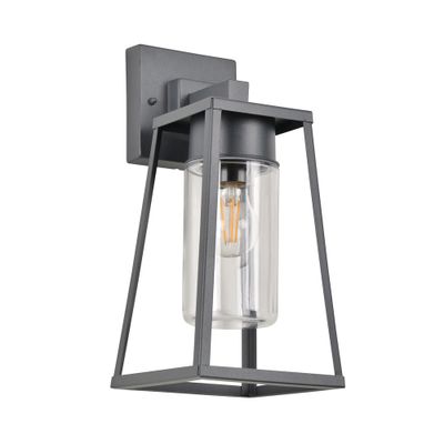 Applique extérieure WEST Acier anthracite IP 54 E 27 60 W - COREP