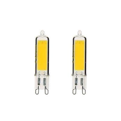 Lot de 2 ampoules LED G9 3,7W = 470 lumens blanc chaud - XANLITE