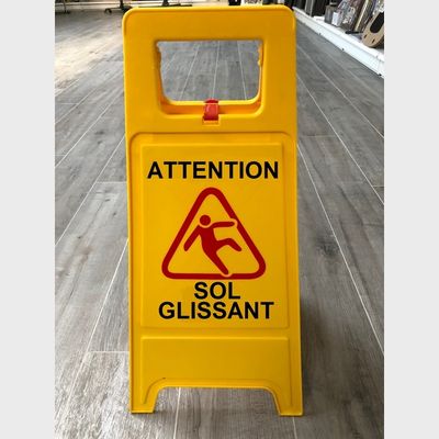 Panneau signalisation sol glissant MOTTEZ