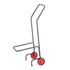Diable de transport de chaises empilables MOTTEZ