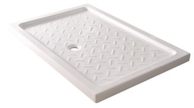 Receveur de douche 80x120 cm céramique blanc Meri - ONDEE