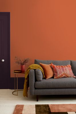 Peinture crème de couleur Auburn Sauvage satin 0,5L - DULUX VALENTINE