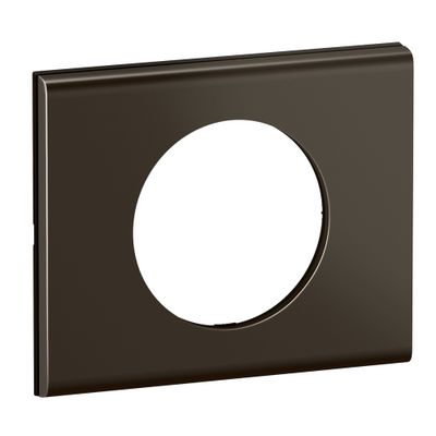 Plaque de finition 1 poste Nickel sombre satiné - Céliane LEGRAND