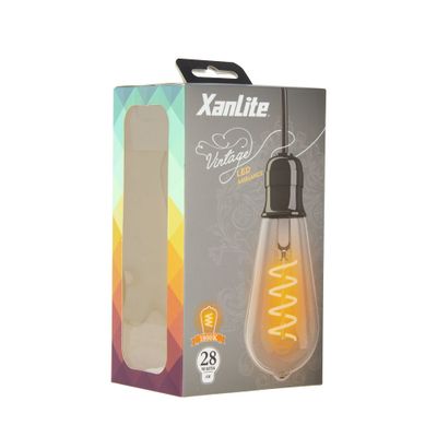 Ampoule Filament LED ST64 Edison 4 W = 300 lumens blanc chaud XANLITE