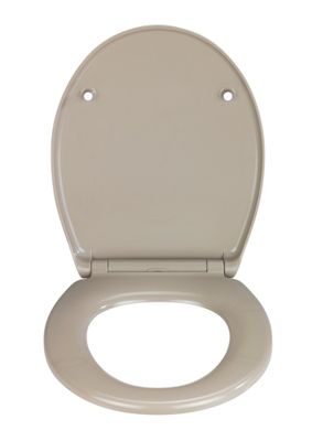Abattant de WC déclipsable avec frein de chute taupe Samos WENKO