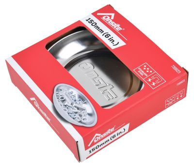 Bol magnétique en métal chromé diamètre 150 mm - ONSITE