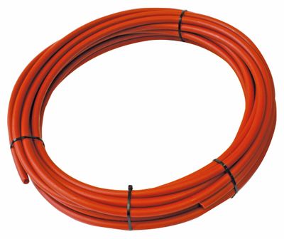 Tube PER nu rouge diamètre 10/12 mm longueur 15 m SOMATHERM