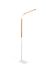 Lampadaire LED Norris blanc et bois 1400 lumens blanc chaud - TRIO