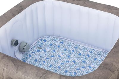 Spa gonflable carré ROME 130 x130 cm hauteur 71 cm 6 personnes - BESTWAY