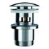 Bonde de lavabo courte laiton Quick-clac avec trop plein WIRQUIN