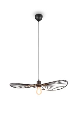 Suspension CHAPEAU noir E27 40W - TRIO