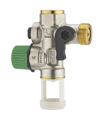 Groupe de sécurité pour chauffe-eau téflon 3/4 NF - QUICK PLOMBERIE