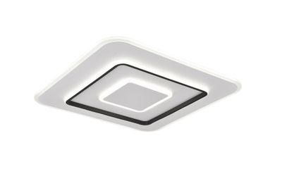 Plafonnier LED 60x60 cm Jora blanc 6400 lumens blanc variable CCT - REALITY