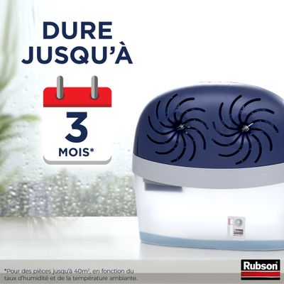 Absorbeur d'humidité Aéro 360° 40m² + 2 recharges RUBSON