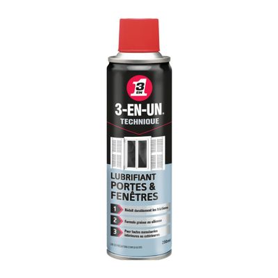 Lubrifiant pour portes et fenêtres 250ml 3-EN-UN