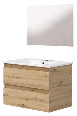 Meuble de salle de bains Lila 60 x 50 x 45 cm panneau de particules bois - ONDEE