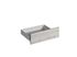 Façade tiroir à cadre effet bois blanchi pour meuble de cuisine Quadro ANV-01 OAK 13,8 x 60 cm OFITRES