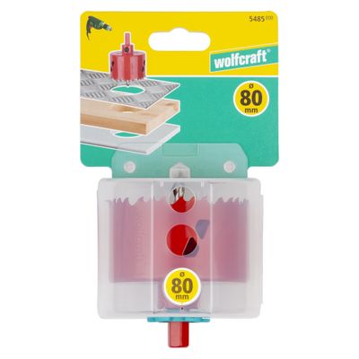 Scie cloche multi-matériaux diamètre 80 mm WOLFCRAFT