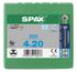 Vis inox tête fraisée T-star 4 x 20 mm par 200 SPAX