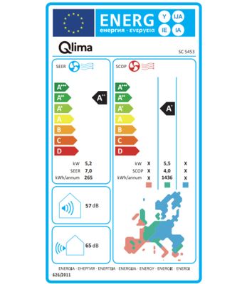 Unité extérieure de pompe à chaleur monosplit SC5453 QLIMA