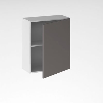 Porte pour meuble de cuisine Lotus gris plomb mat 70 x 60 cm OFITRES