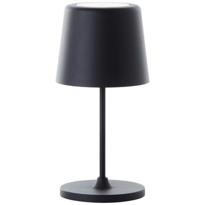 Lampe à poser extérieur rechargeable LED nickel XAANA blanc chaud - BRILLIANT