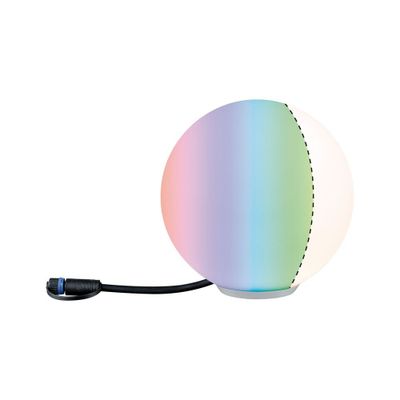 Boule lumineuse extérieur LED Ø20cm compatible Zigbee Plug & Shine IP65 180 lumens RGBW - PAULMANN