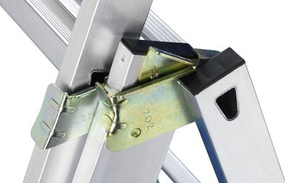 Echelle transformable base rapportée 2 plans HobbyStep 3,60 / 4,50 m HAILO