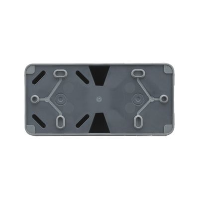 Double Prise 2 pôles+terre étanche IP55 horizontale anthracite Cyklone DEBFLEX