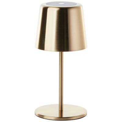 Lampe à poser extérieur rechargeable LED laiton XAANA - BRILLIANT