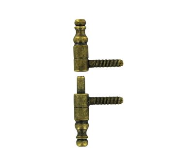 Fiches à visser rustique acier bronzé 11 mm par 2