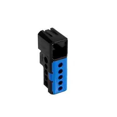 Bornier neutre bleu 5 trous - DEBFLEX