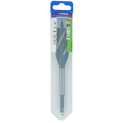 Foret bois 4 taillants diamètre 24 mm - TIVOLY