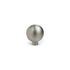 Bouton de meuble boule inox mat diamètre 25 mm REI