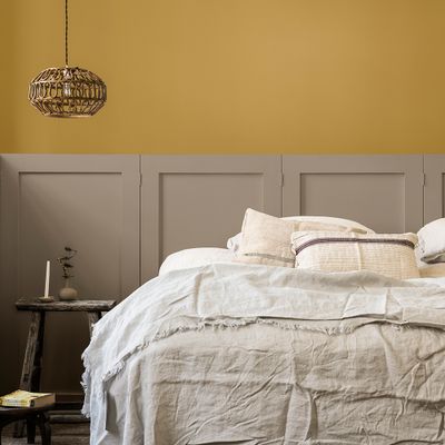 Peinture Crème de Couleur Ocre Doré mat 0,5 L - DULUX VALENTINE