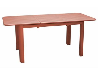 Table de jardin à rallonge EOS aluminium terra 130/180 x 80 cm, Livraison à domicile incluse - PROLOISIRS