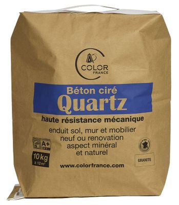 Béton ciré Quartz GRANIT  Sac 10kg - COLOR FRANCE